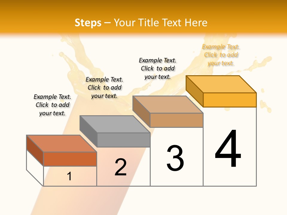 Orange Juice Isolated PowerPoint Template