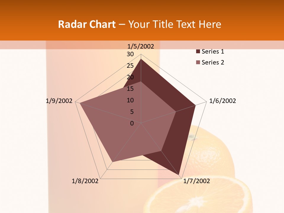Drink White Background Orange PowerPoint Template