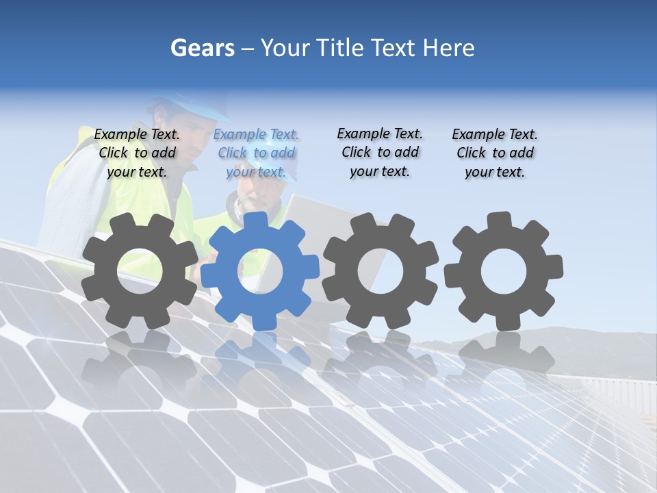 Engineers Manager Builder PowerPoint Template