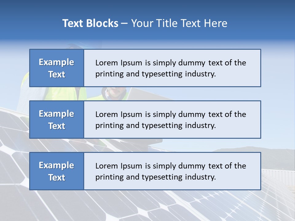 Engineers Manager Builder PowerPoint Template