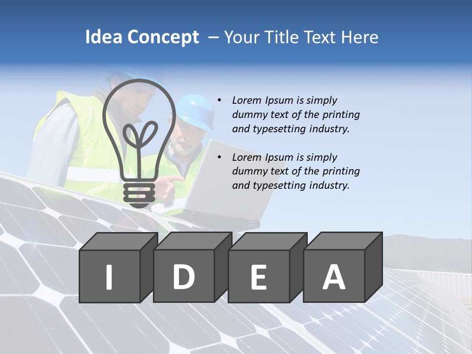 Engineers Manager Builder PowerPoint Template