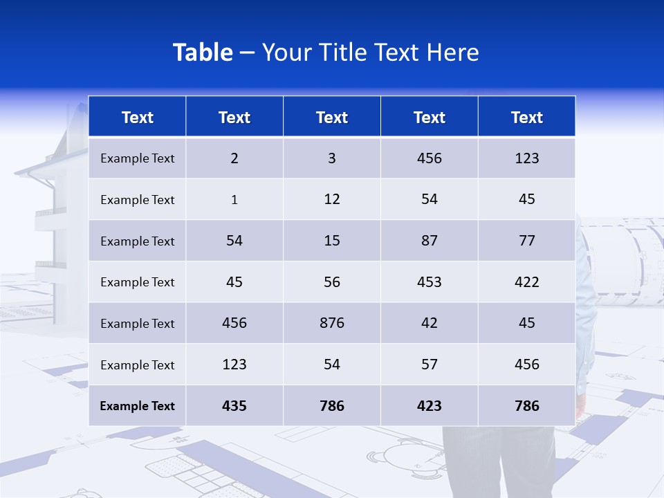 Stading Helmet Worker PowerPoint Template