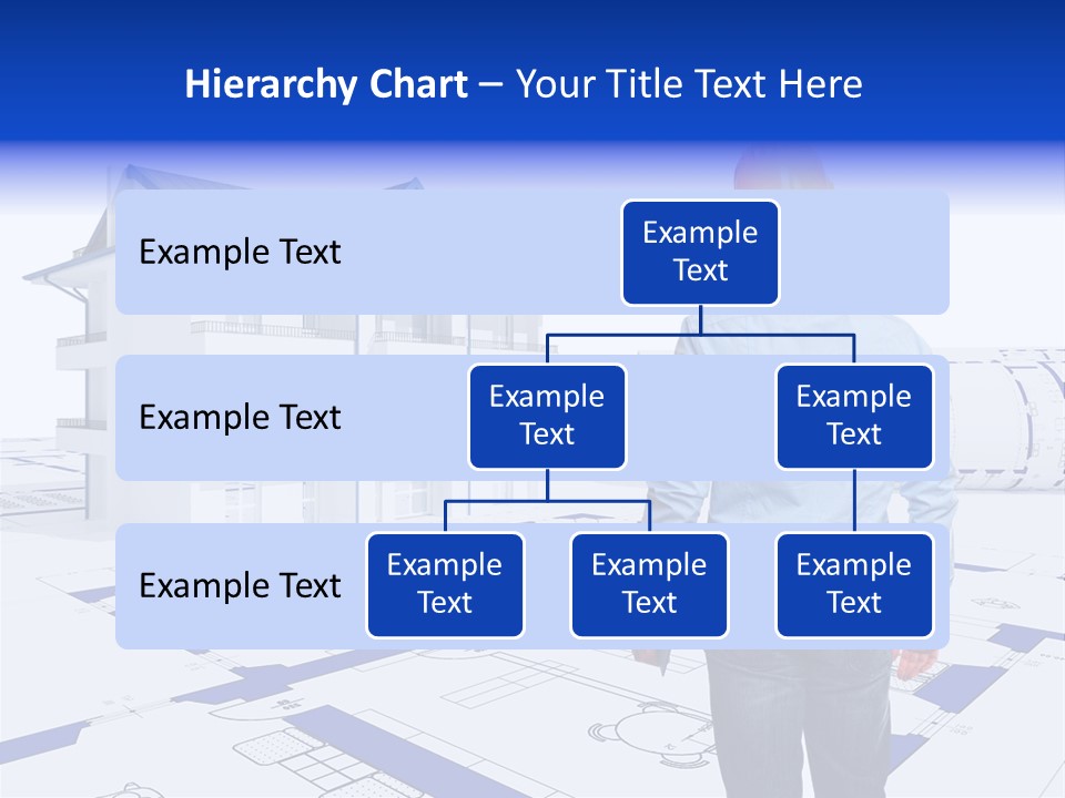 Stading Helmet Worker PowerPoint Template