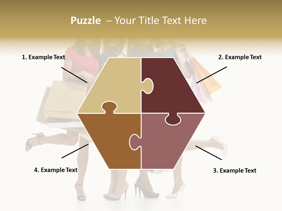 Cheerful Fun Blond PowerPoint Template