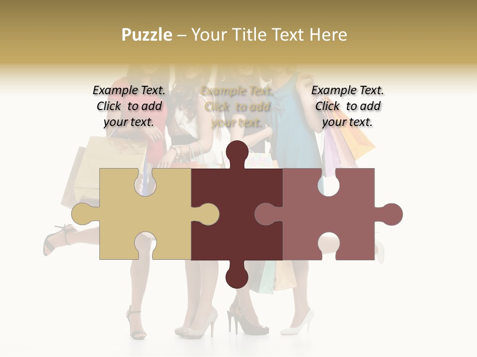 Cheerful Fun Blond PowerPoint Template