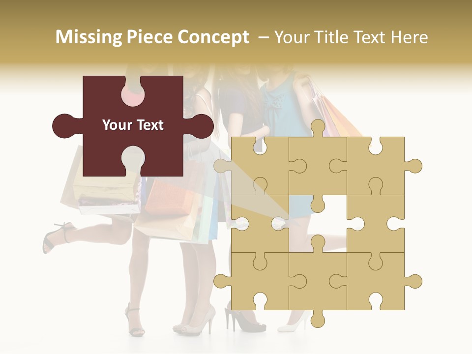 Cheerful Fun Blond PowerPoint Template