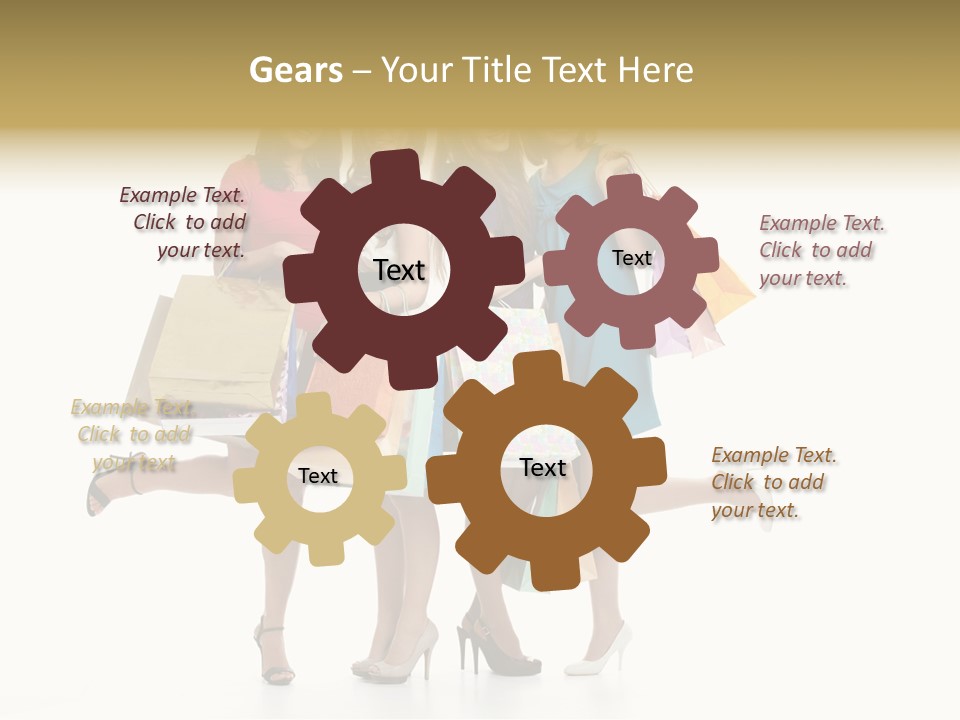 Cheerful Fun Blond PowerPoint Template