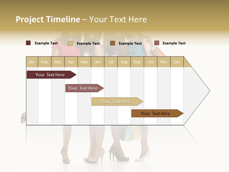 Cheerful Fun Blond PowerPoint Template