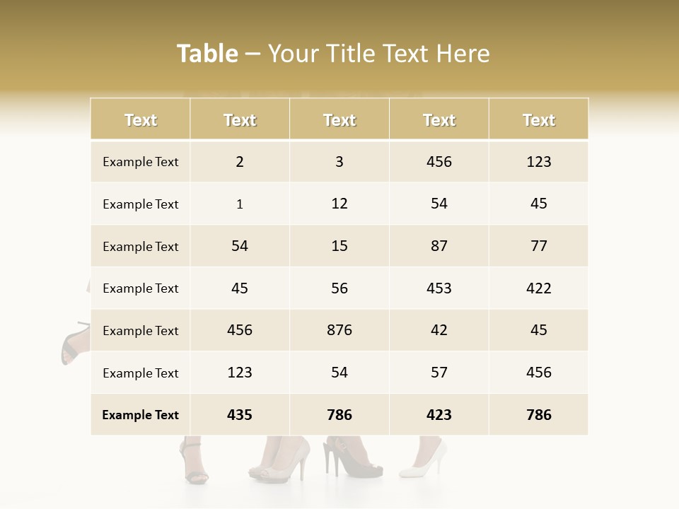 Cheerful Fun Blond PowerPoint Template