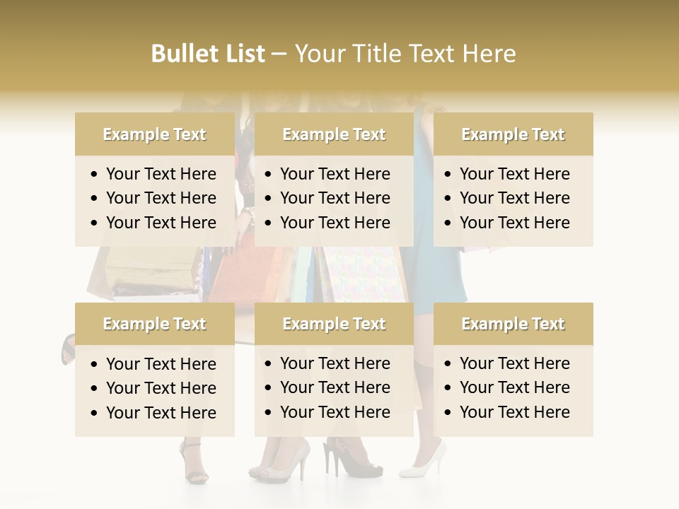 Cheerful Fun Blond PowerPoint Template