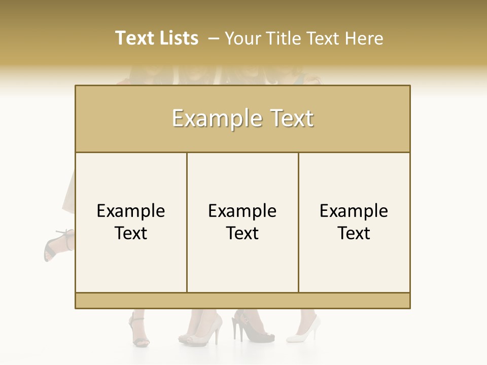 Cheerful Fun Blond PowerPoint Template