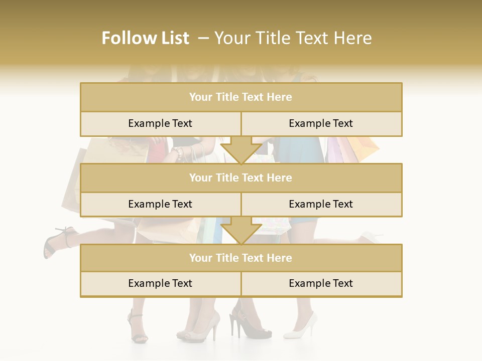 Cheerful Fun Blond PowerPoint Template