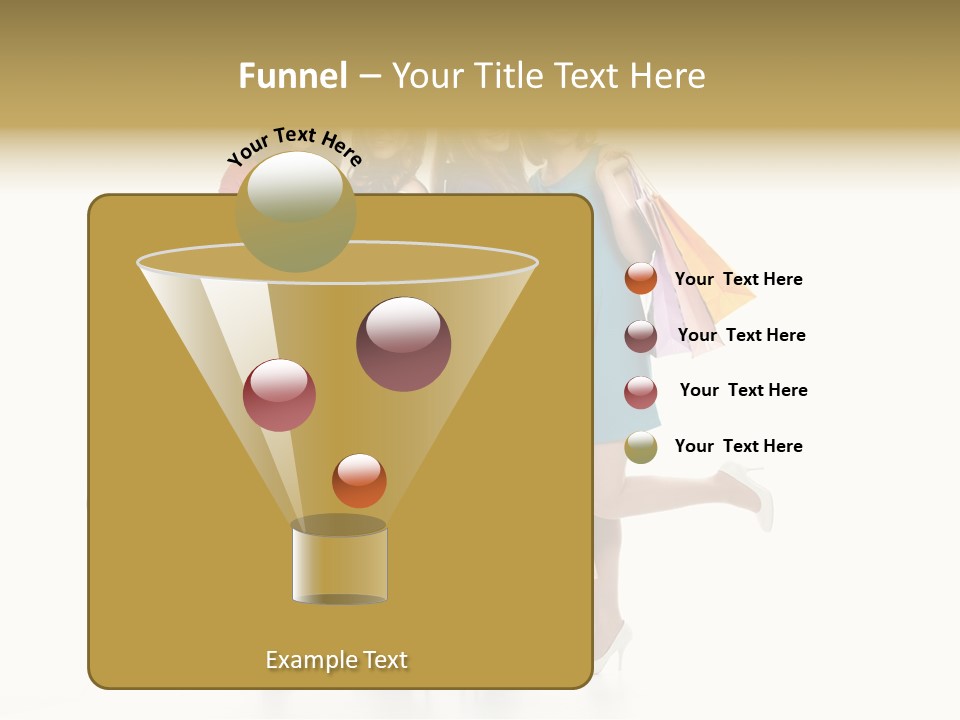 Cheerful Fun Blond PowerPoint Template