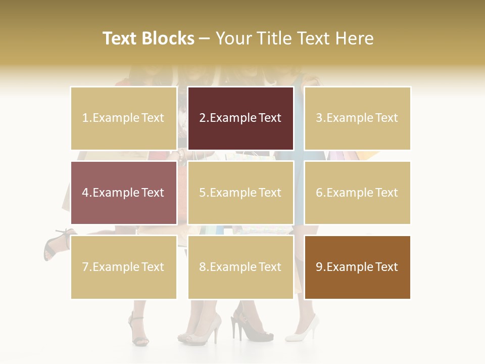 Cheerful Fun Blond PowerPoint Template