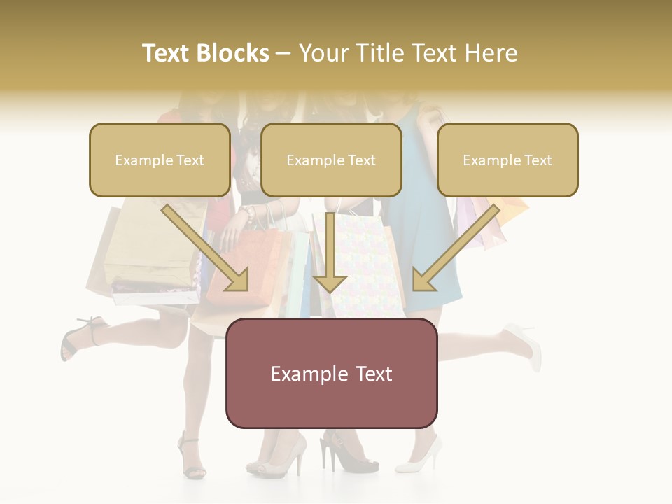 Cheerful Fun Blond PowerPoint Template