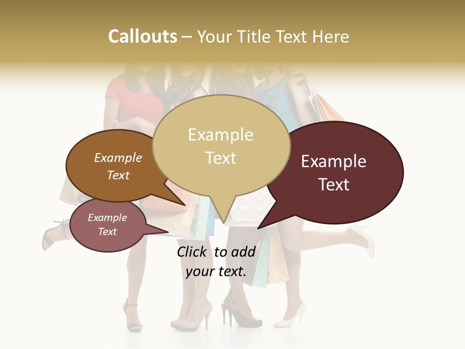 Cheerful Fun Blond PowerPoint Template