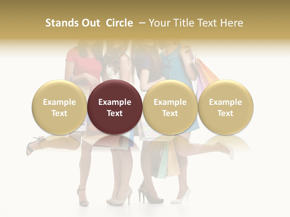 Cheerful Fun Blond PowerPoint Template