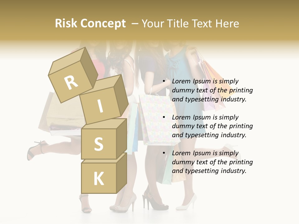 Cheerful Fun Blond PowerPoint Template