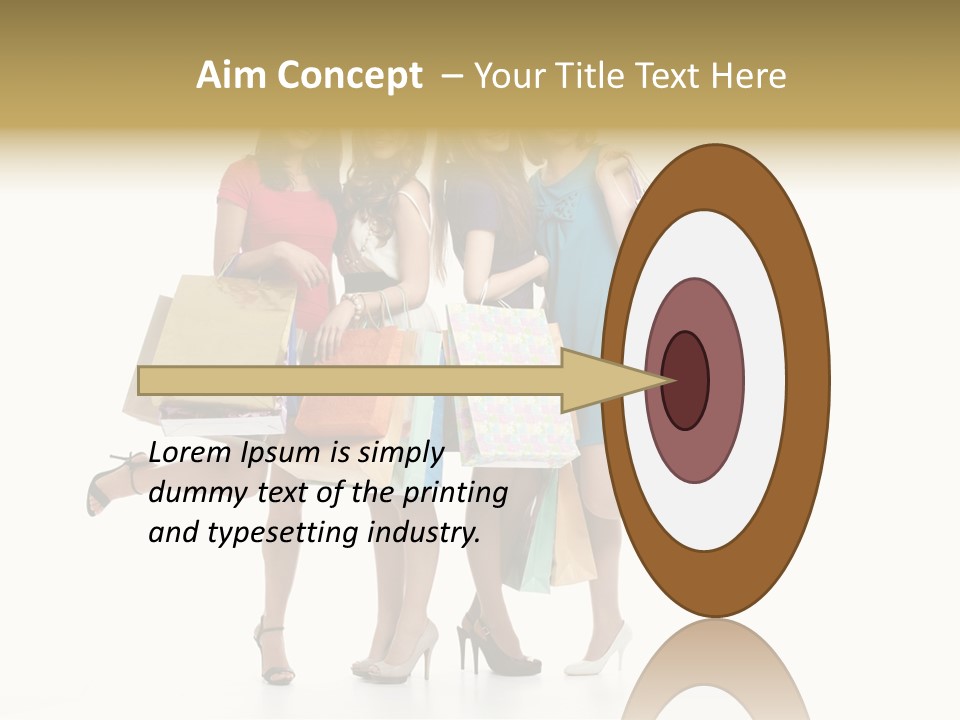 Cheerful Fun Blond PowerPoint Template