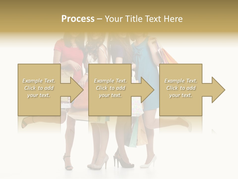 Cheerful Fun Blond PowerPoint Template