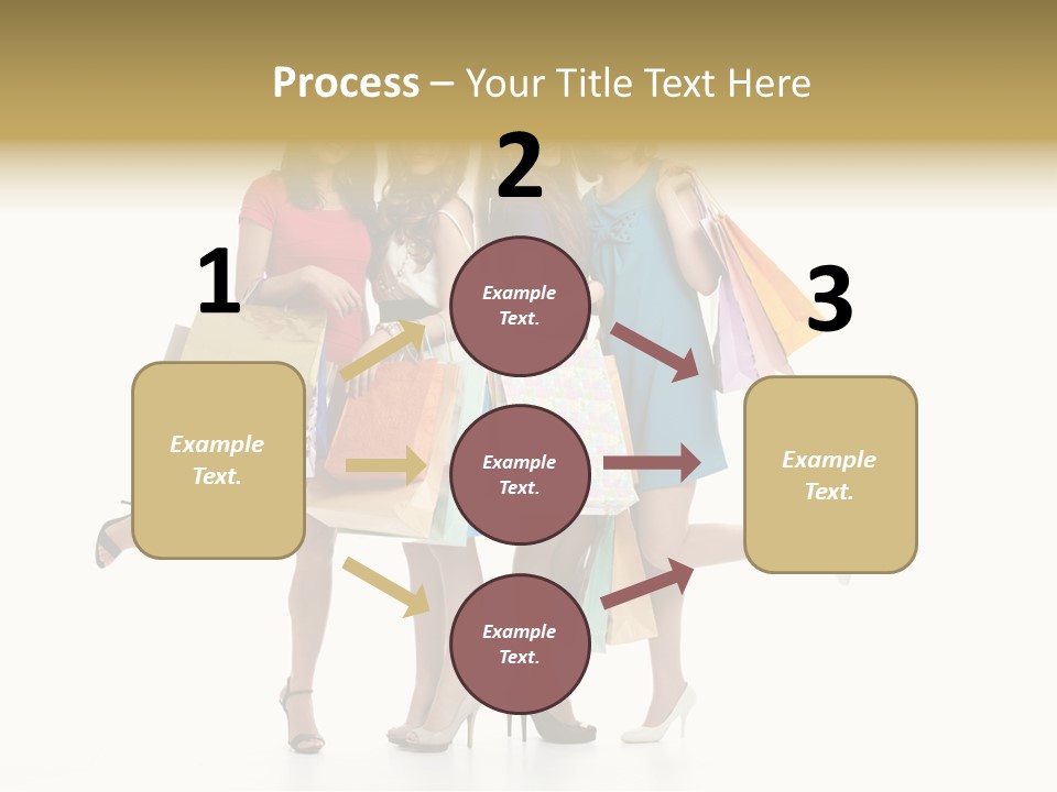 Cheerful Fun Blond PowerPoint Template