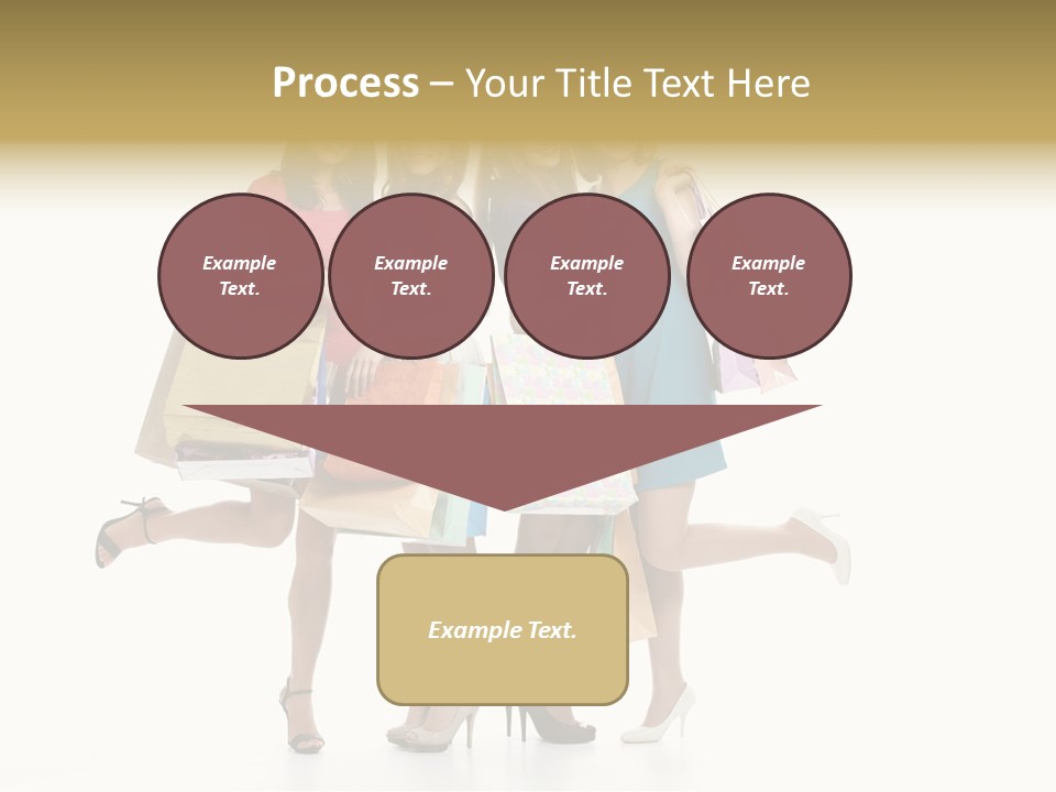 Cheerful Fun Blond PowerPoint Template