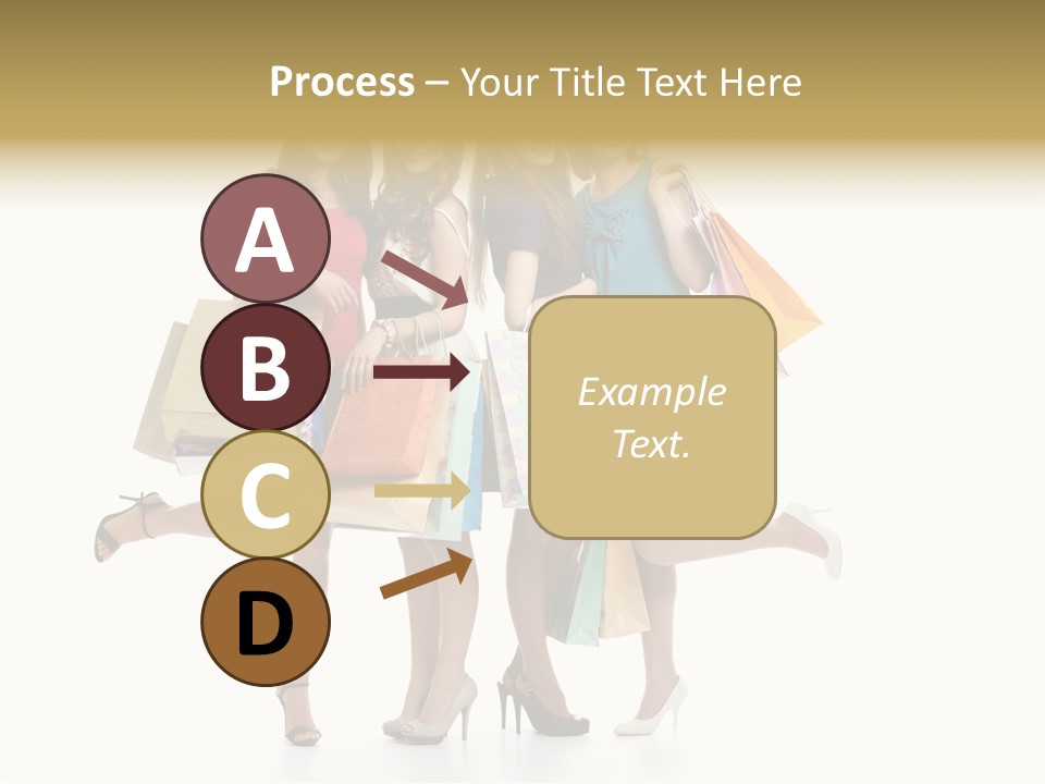 Cheerful Fun Blond PowerPoint Template