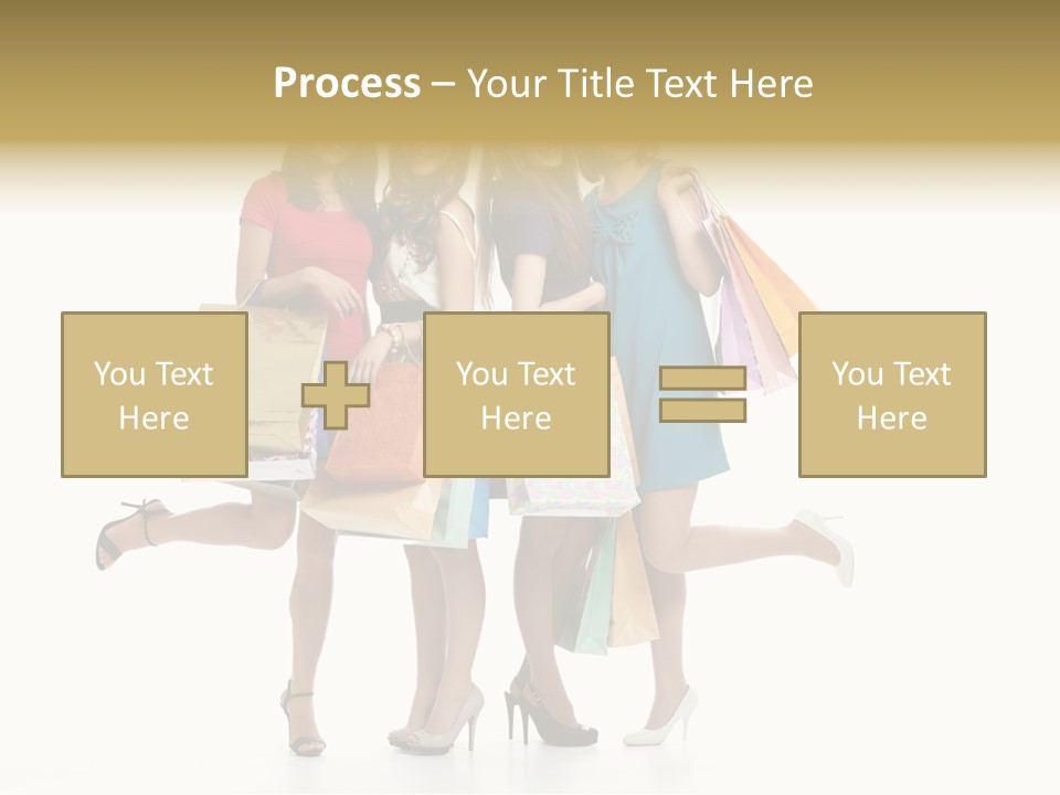 Cheerful Fun Blond PowerPoint Template