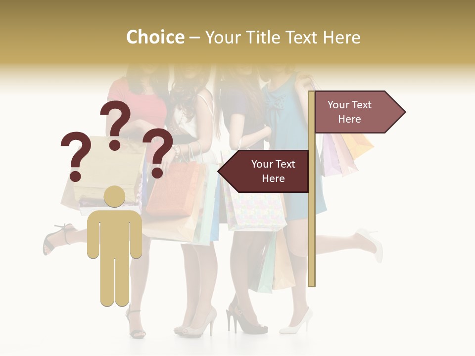 Cheerful Fun Blond PowerPoint Template