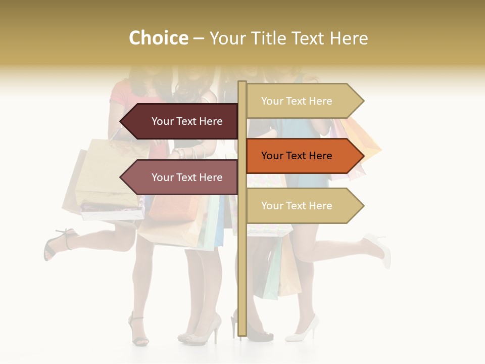 Cheerful Fun Blond PowerPoint Template