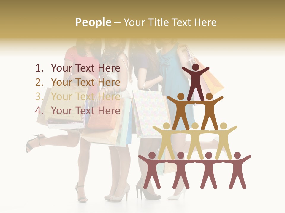 Cheerful Fun Blond PowerPoint Template