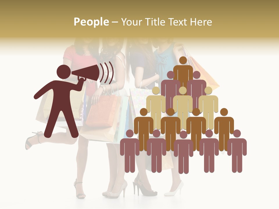 Cheerful Fun Blond PowerPoint Template