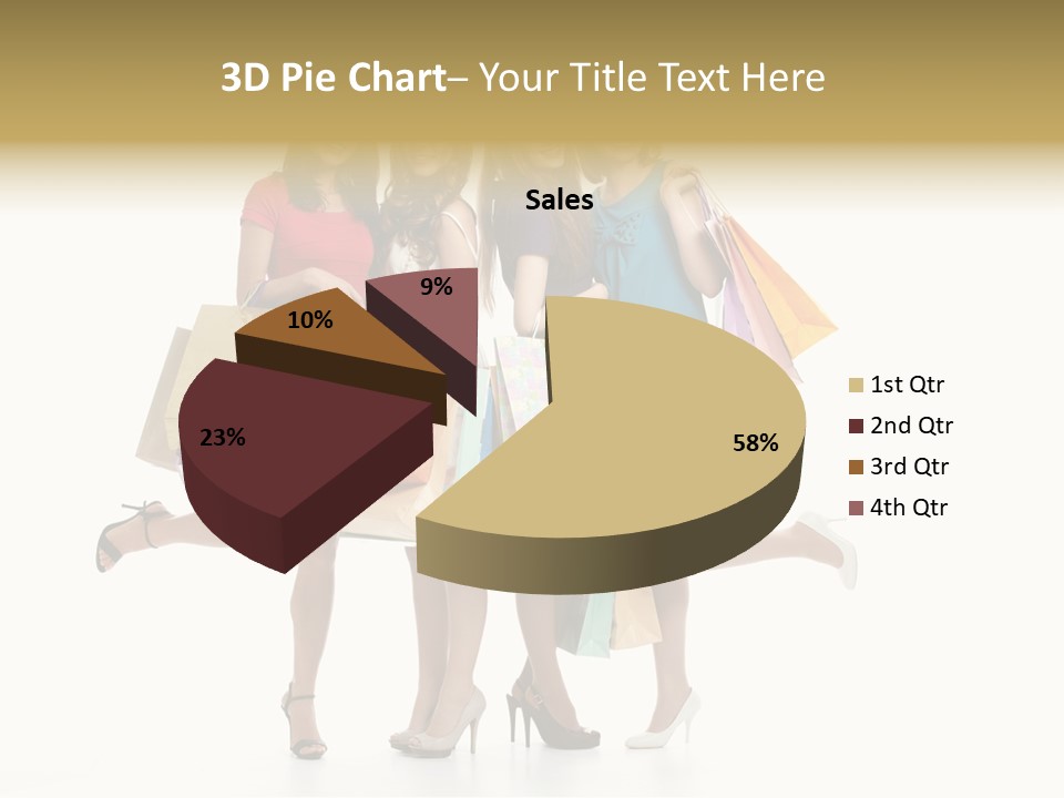 Cheerful Fun Blond PowerPoint Template