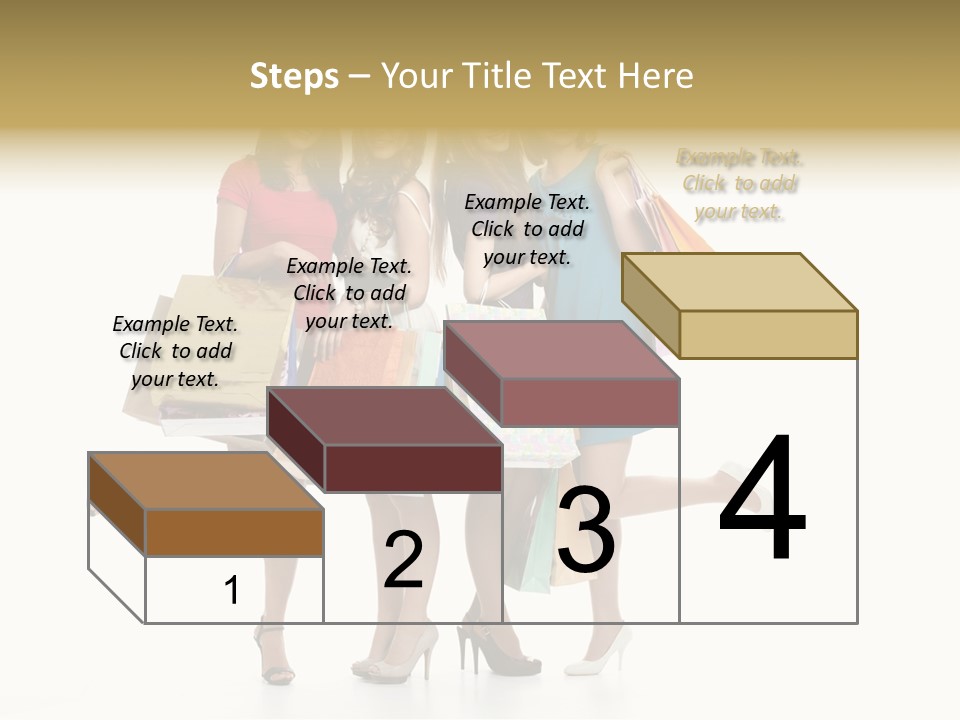 Cheerful Fun Blond PowerPoint Template