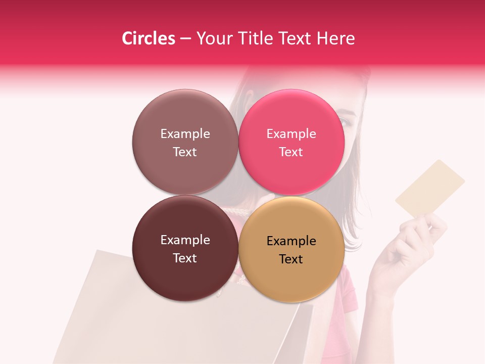 Pretty Buy Woman PowerPoint Template