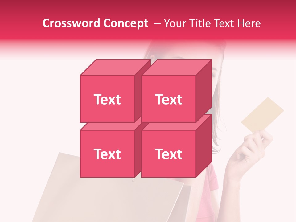 Pretty Buy Woman PowerPoint Template