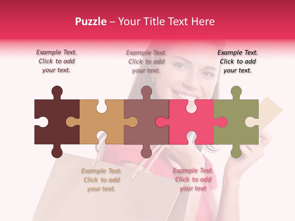 Pretty Buy Woman PowerPoint Template