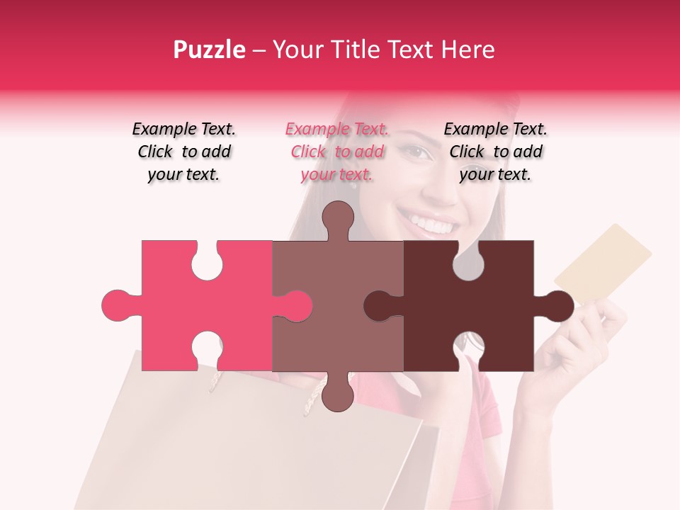Pretty Buy Woman PowerPoint Template
