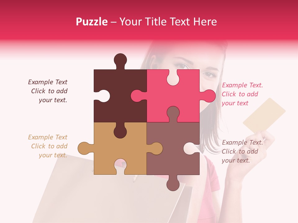 Pretty Buy Woman PowerPoint Template