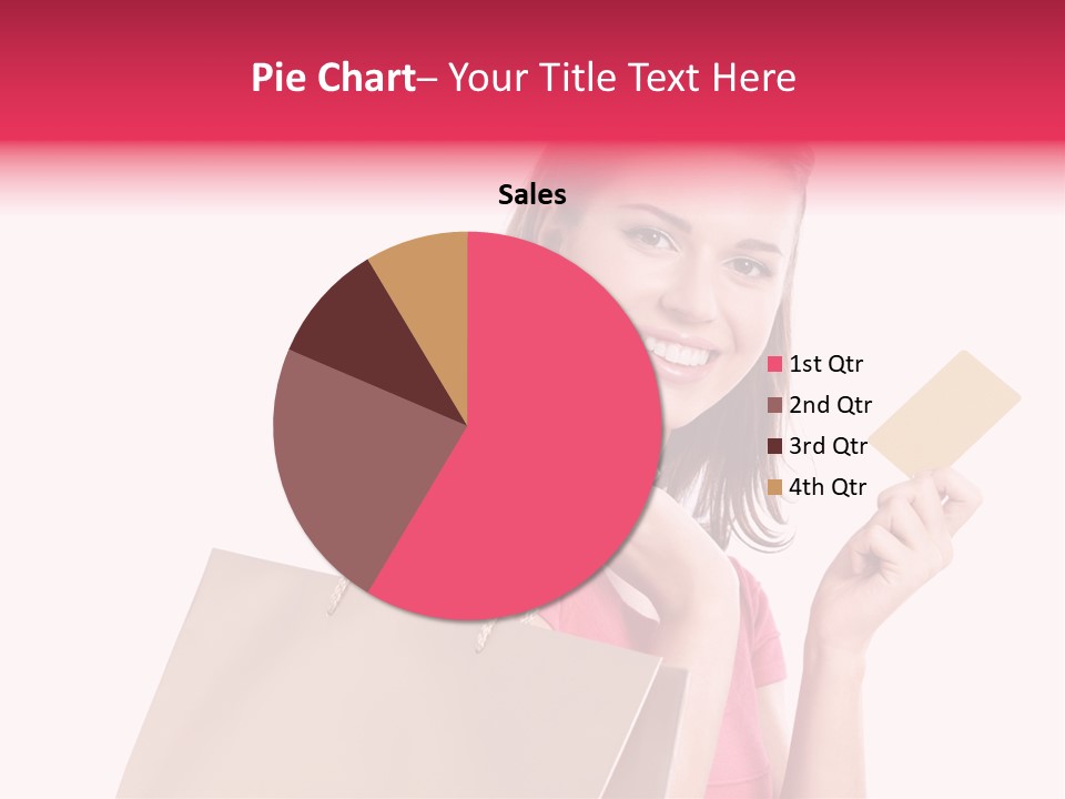 Pretty Buy Woman PowerPoint Template