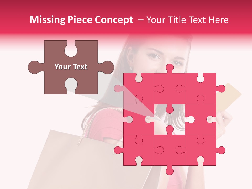 Pretty Buy Woman PowerPoint Template