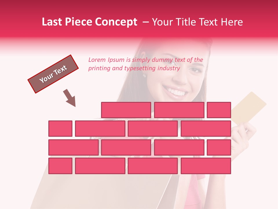 Pretty Buy Woman PowerPoint Template