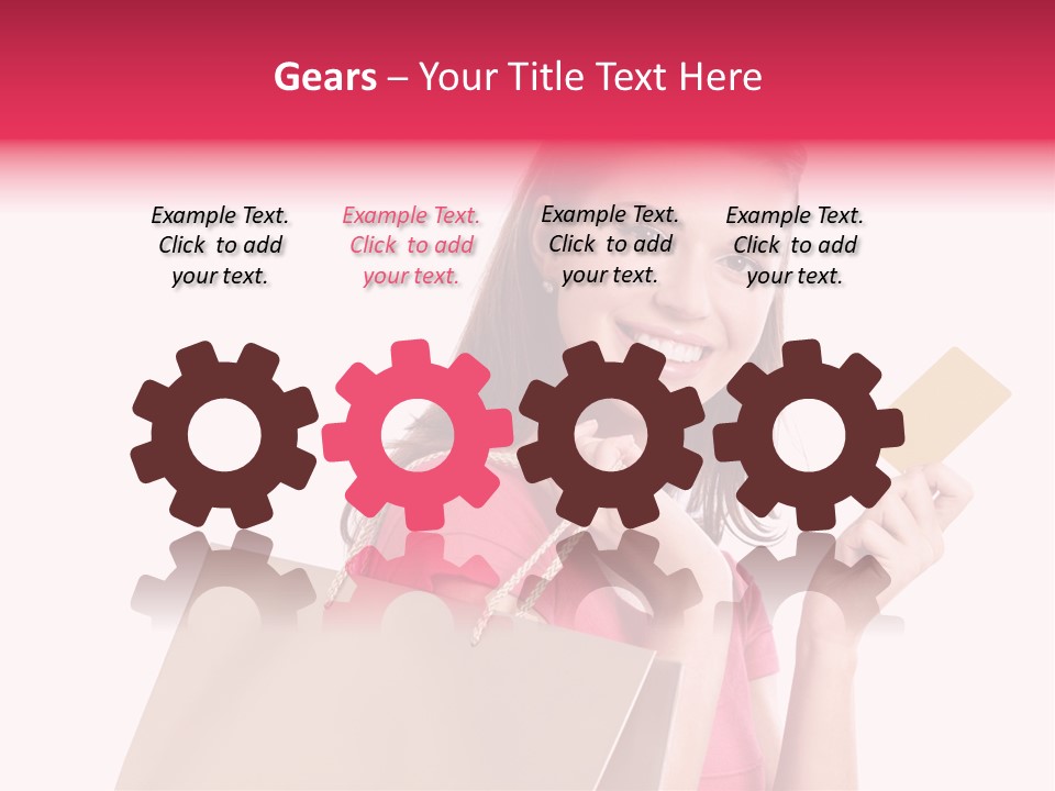 Pretty Buy Woman PowerPoint Template