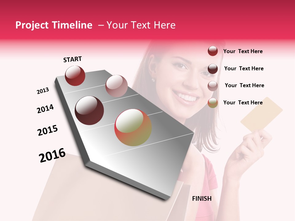 Pretty Buy Woman PowerPoint Template