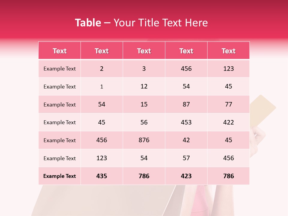 Pretty Buy Woman PowerPoint Template