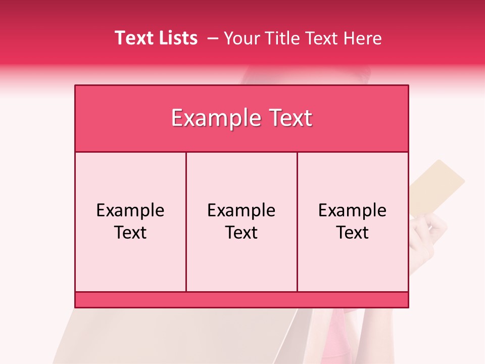 Pretty Buy Woman PowerPoint Template