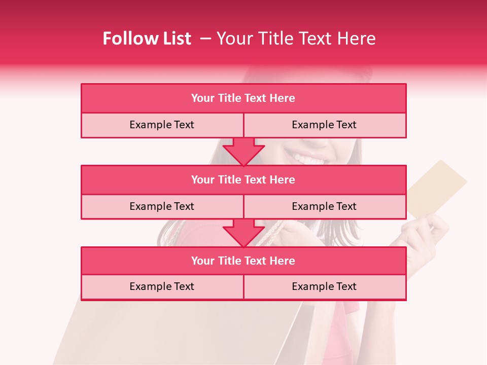 Pretty Buy Woman PowerPoint Template