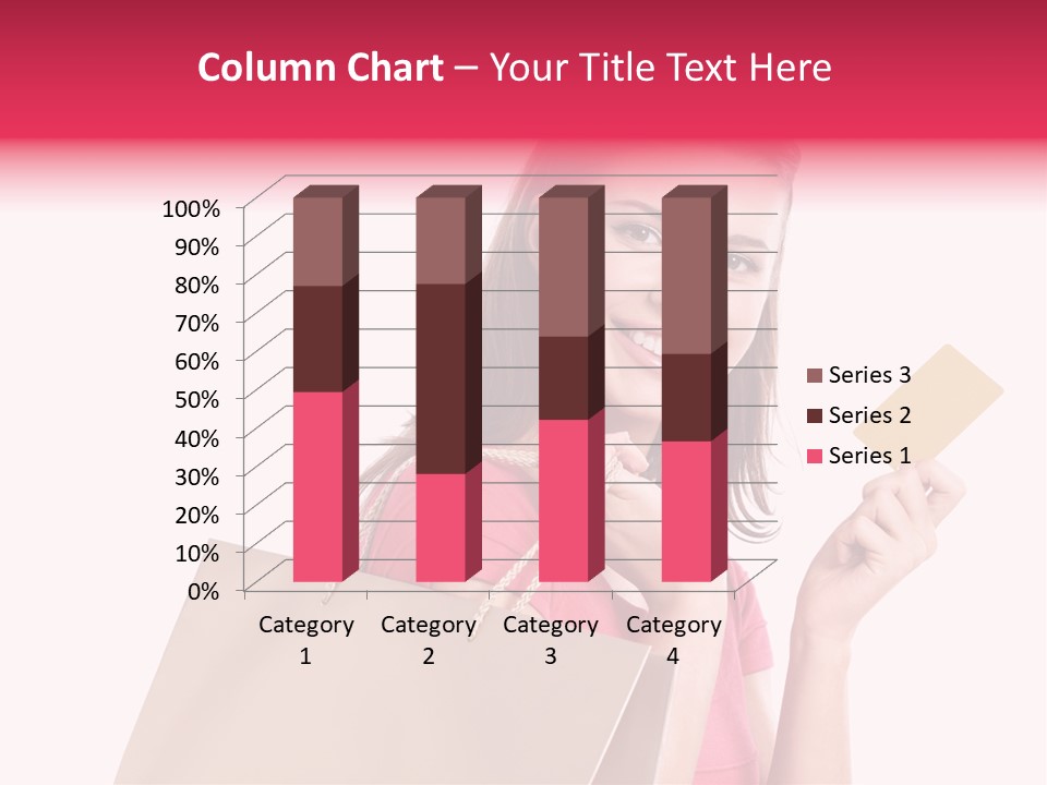 Pretty Buy Woman PowerPoint Template