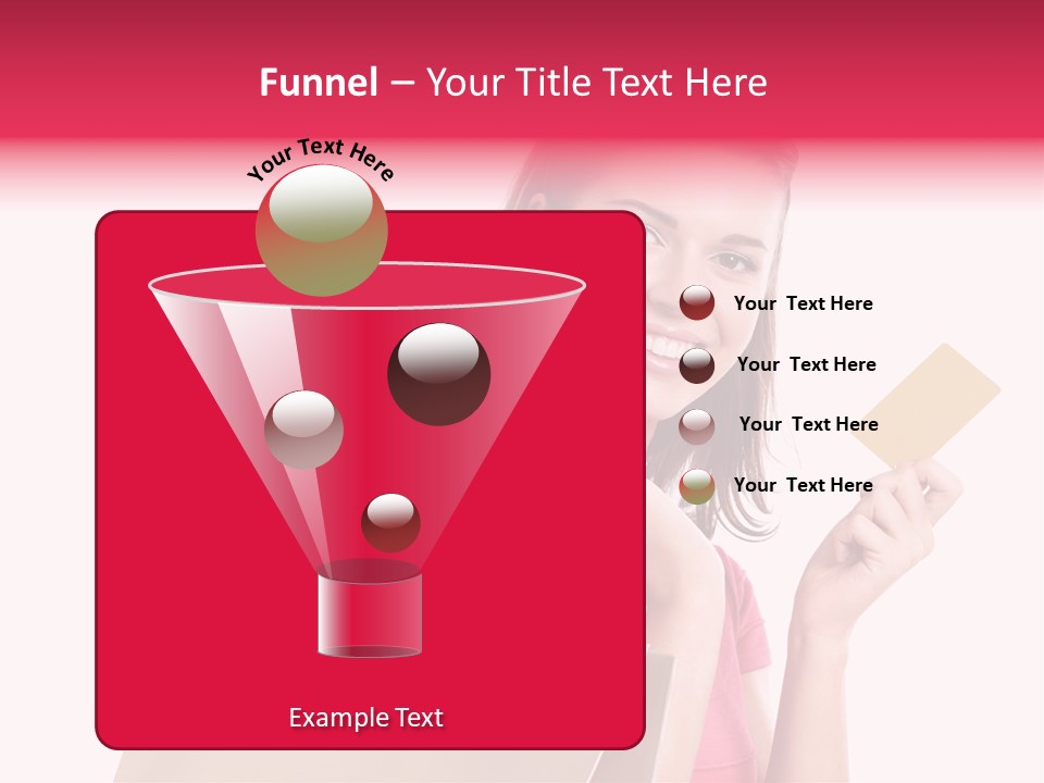 Pretty Buy Woman PowerPoint Template