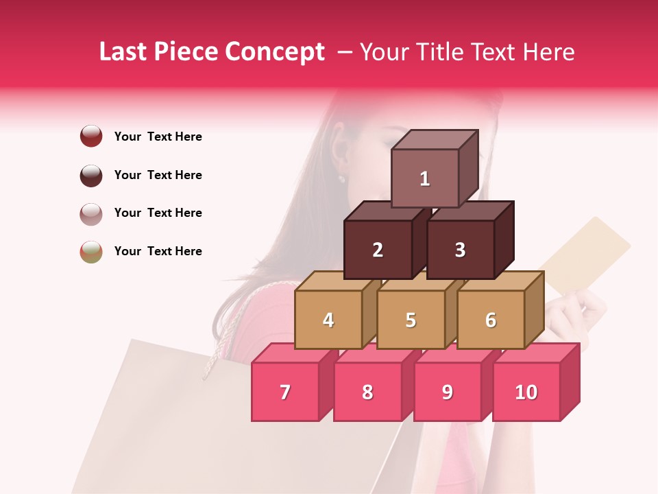 Pretty Buy Woman PowerPoint Template